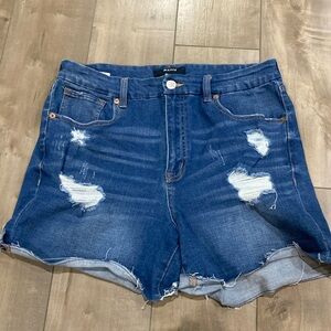 Aeropostale Women's Blue Jean Shorts